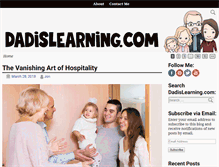 Tablet Screenshot of dadislearning.com